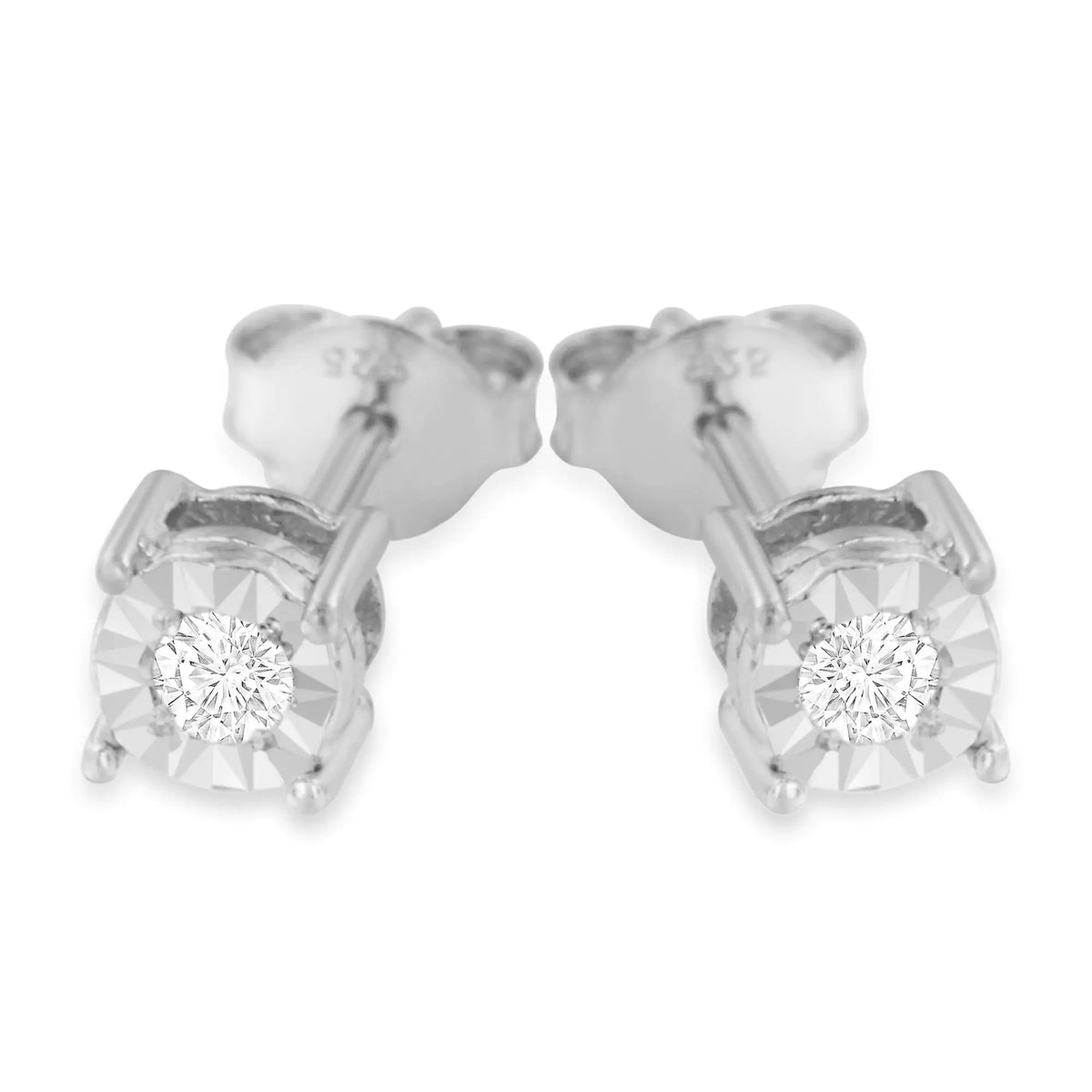 .925 Sterling Silver Stud Earrings